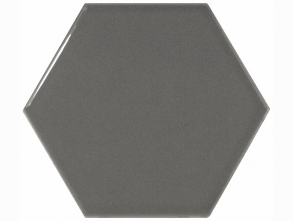 Керамическая плитка для стен EQUIPE SCALE Hexagon Dark Grey 10,7x12,4 см 21913