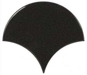 Керамическая плитка для стен EQUIPE SCALE Black Fan 10,6x12 см 21967