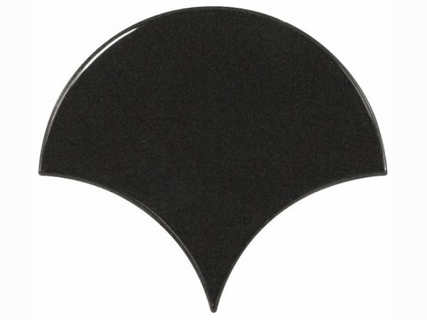 Керамическая плитка для стен EQUIPE SCALE Black Fan 10,6x12 см 21967