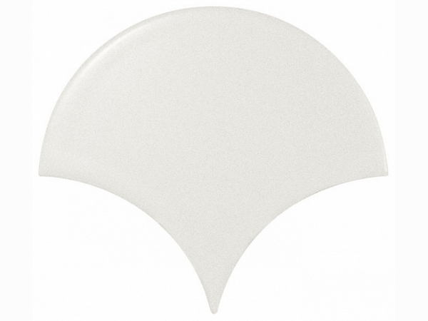 Керамическая плитка для стен EQUIPE SCALE White Matt Fan 10,6x12 см 21977