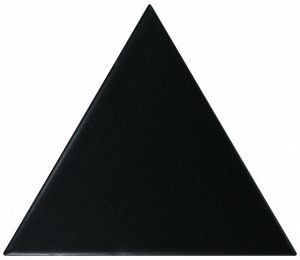 Керамическая плитка для стен EQUIPE SCALE Triangolo Black Matt 10,8x12,4 см 23820