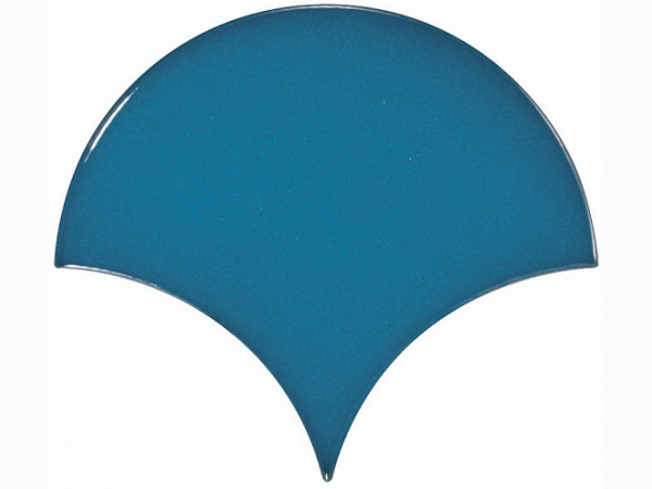 Керамическая плитка для стен EQUIPE SCALE Electric Blue Fan 10,6x12 см 23841