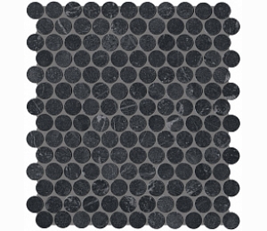 Мозаика FAP CERAMICHE ROMA Grafite Round Mosaico fLTP 30x30 см