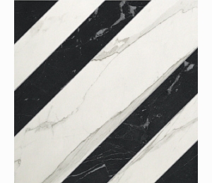 Декоративные элементы FAP CERAMICHE ROMA Righe Statuario Grafite Matt fLZH 60x60 см