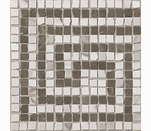 Декоративные элементы FAP CERAMICHE ROMA Greca Statuario Grafite Mos. Lux fMAP 20x20 см