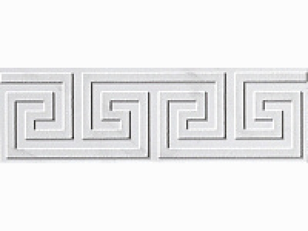 Декоративный элемент FAP CERAMICHE ROMA Greca Statuario Listello fLT6 8x25 см