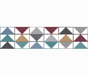 Керамическая плитка Vives Ceramica Borgo Multicolor 10x20