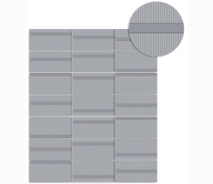 Керамическая плитка Vives Ceramica Pincio Gris 10x20