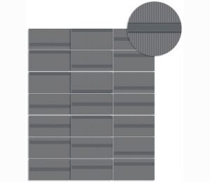 Керамическая плитка Vives Ceramica Pincio Antracita 10x20
