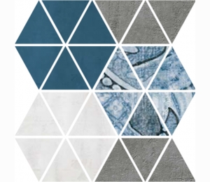 Керамическая плитка Vives Ceramica Mosaico Laterza Grafito 31x30