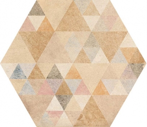 Керамическая плитка Laverton Hexagono Benenden Multicolor 23x26,6