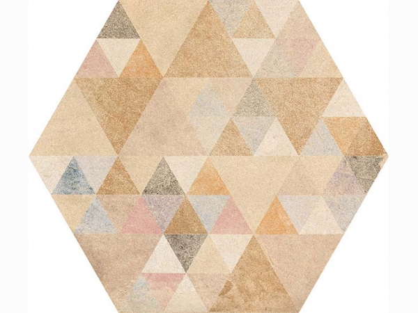 Керамическая плитка Laverton Hexagono Benenden Multicolor 23x26,6