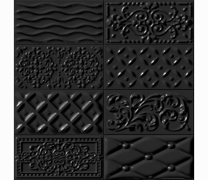 Керамическая плитка Vives Ceramica Mugat - Rivoli Raspail Negro 10x20