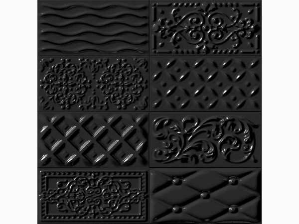 Керамическая плитка Vives Ceramica Mugat - Rivoli Raspail Negro 10x20