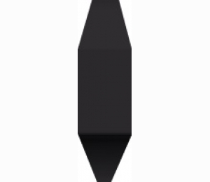 Керамическая плитка Vives Ceramica Mugat - Rivoli Angulo Remate Rivoli Negro 5x1,5