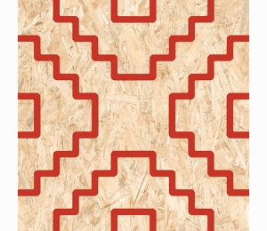 Керамическая плитка Vives Ceramica Seriaki-R Natural Rojo 59,3x59,3