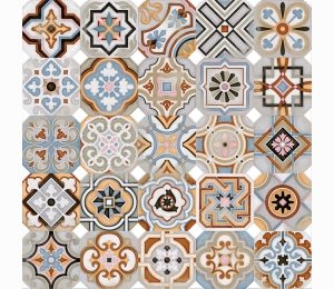 Керамическая плитка Vives Ceramica Octogono Musichalls Multicolor 20x20