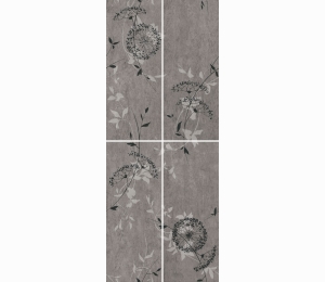 Керамическая плитка Vives Ceramica Zoclo Dintel-4 Grafito 20x50