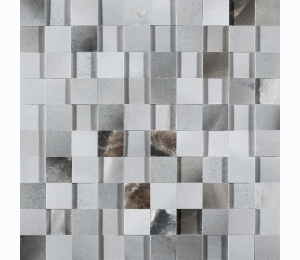 Керамическая плитка Rex Alabastri Mosaico 3d Zaffiro Glossy 30x30 739964 (d)