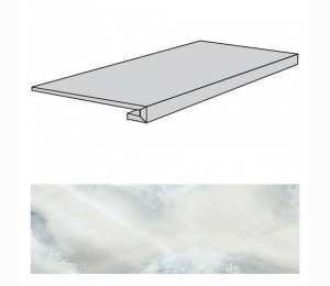 Керамическая плитка Rex Alabastri Smeraldo Gradino 33x120 739916 (d)