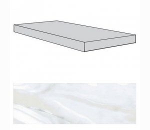 Керамическая плитка Rex Alabastri Madreperla Angolo Gradino 33x120 739922 (d)