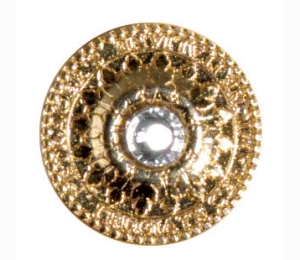 Декоративный элемент PETRACER'S AD MAIORA Fregio Oro con Swarovski 2,8x2,8 см