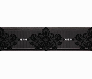 Керамическая плитка Valentino FRISE ELITE NERO 8x30 MRV185