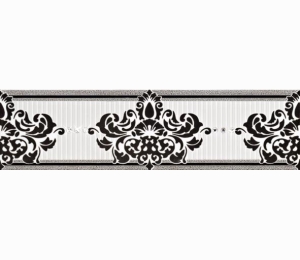 Керамическая плитка Valentino FRISE ELITE BIANCO/NERO 8x30 MRV231