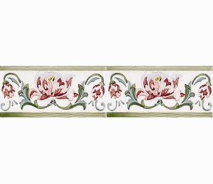 Бордюры ADEX MODERNISTA Cenefa Benidoleig PB Verde C/C B 7,5x15 см ADMO3032