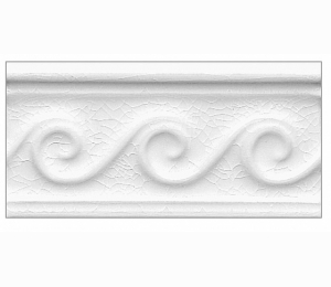 Бордюры ADEX MODERNISTA Relieve Olas C/C Blanco 7,5x15 см ADMO4063