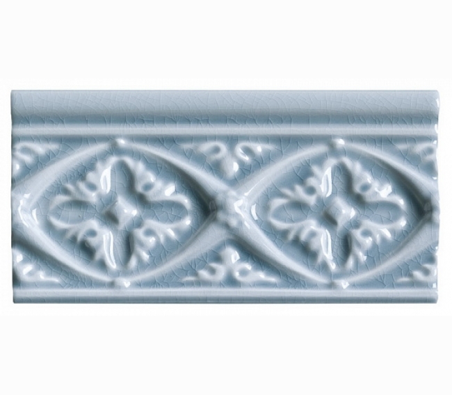 Бордюры ADEX MODERNISTA Relieve Bizantino C/C Stellar Blue 7,5x15 см ADMO4121