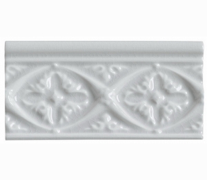 Бордюры ADEX MODERNISTA Relieve Bizantino C/C Cadet Gray 7,5x15 см ADMO4124