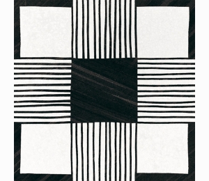 Керамогранит EQUIPE CAPRICE DECO Deco Cloth B&W 20x20 см 22124