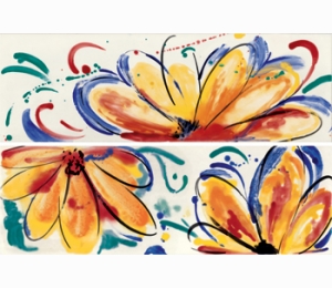 Керамическая плитка Imola Shades FLOWERS SUN MIX 20x60cm