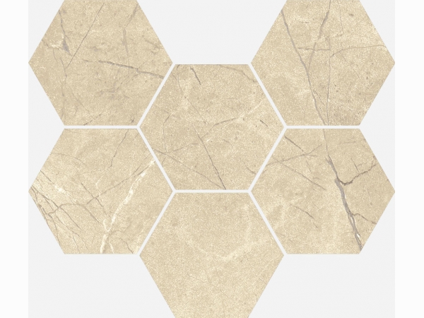 Мозаика напольная Italon Charme Extra Mosaico Arcadia Hexagon Pat 25х29 620110000066