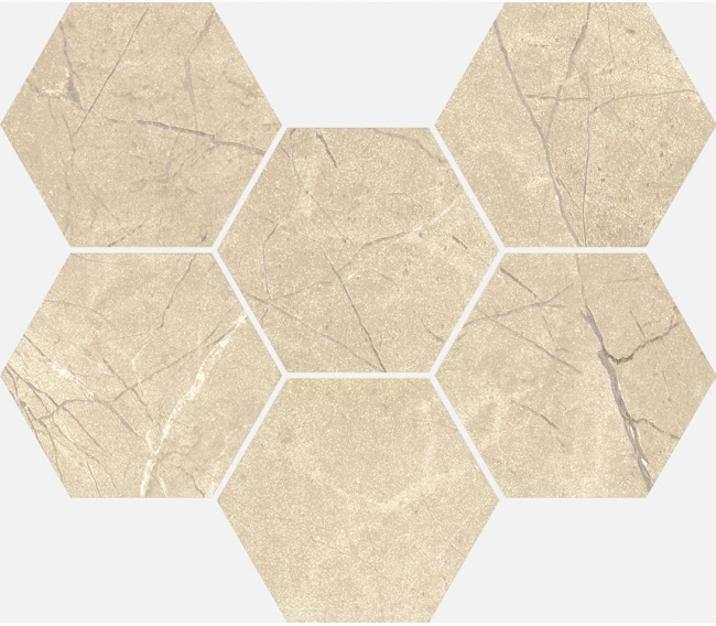 Мозаика напольная Italon Charme Extra Mosaico Arcadia Hexagon Pat 25х29 620110000066