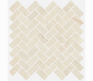Мозаика напольная Italon Room Floor Project Room White Stone Mosaico Cross 620110000096 29.7х31.5