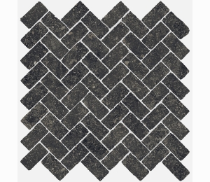 Мозаика напольная Italon Room Floor Italon Room Black Stone Mosaico Cross 29.7х31.5 620110000099
