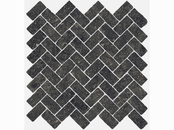 Мозаика напольная Italon Room Floor Italon Room Black Stone Mosaico Cross 29.7х31.5 620110000099
