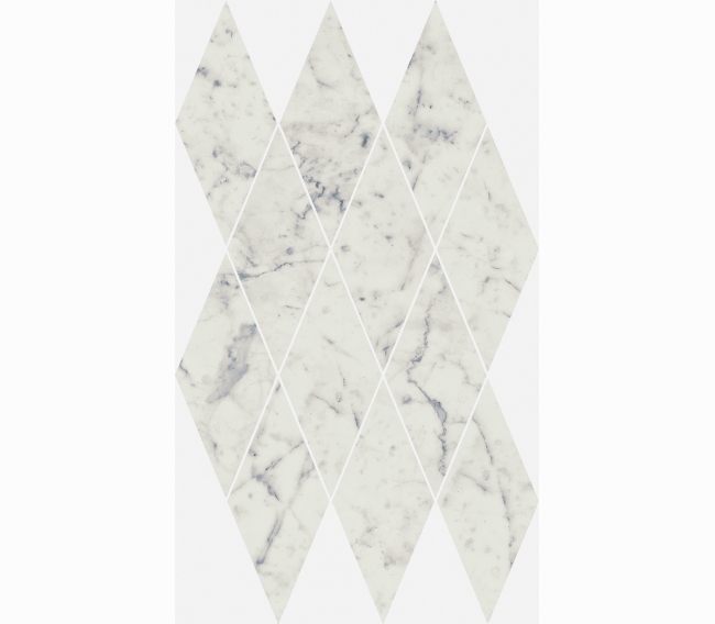 Мозаика напольная Italon Charme Extra Mosaico Carrara Diamond Lux 28х48 620110000077