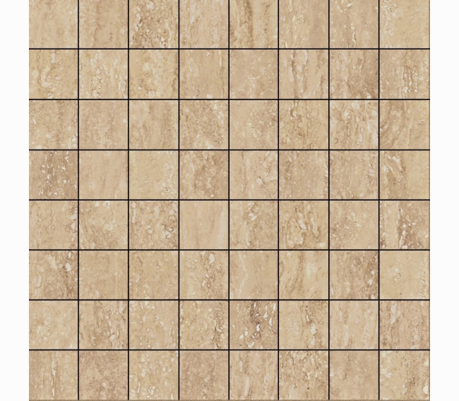Мозаика люкс Италон Травертино Романо 29,2x29,2 610110000079