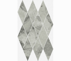 Мозаика напольная Italon Charme Extra Mosaico Silver Diamond Lux 28х48 620110000079
