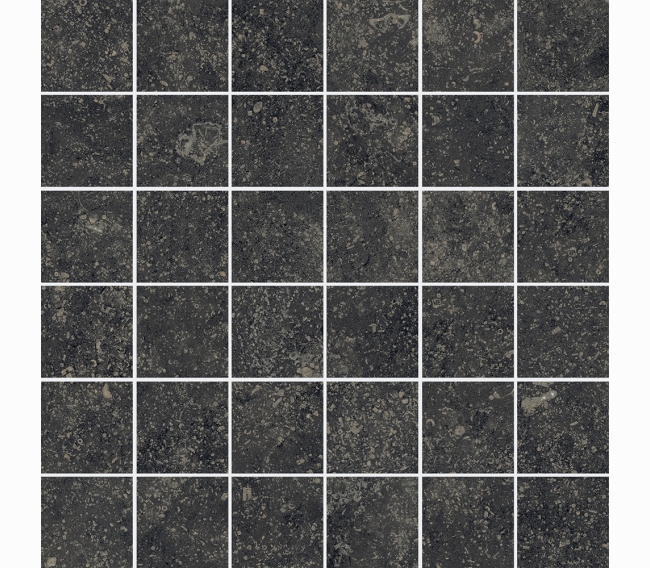 Мозаика напольная Italon Room Black Stone Mosaico 30x30 610110000426