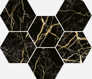 Мозаика напольная Italon Charme Extra Mosaico Laurent Hexagon Pat 25х29 620110000069