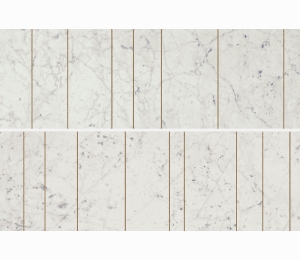 Декор настенный Italon Charme Extra Inserto Carrara Golden Line 25х75 600080000369