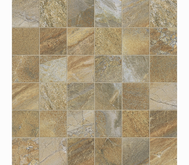 Мозаика /Керамогранит/ ITALON MAGNETIQUE Mosaico Gold Nat Матовый 30x30 см 610110000083