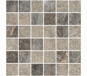 Мозаика Marble-Stone Тауп Матовый-Лаппато Ректификат (5х5) 30х30 K9498868R001VTE0
