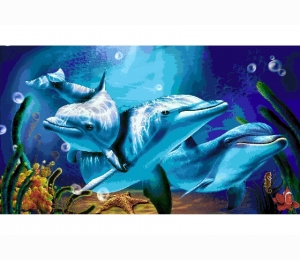 Панно из мозаики Orro Mosaic подводный мир UN-17