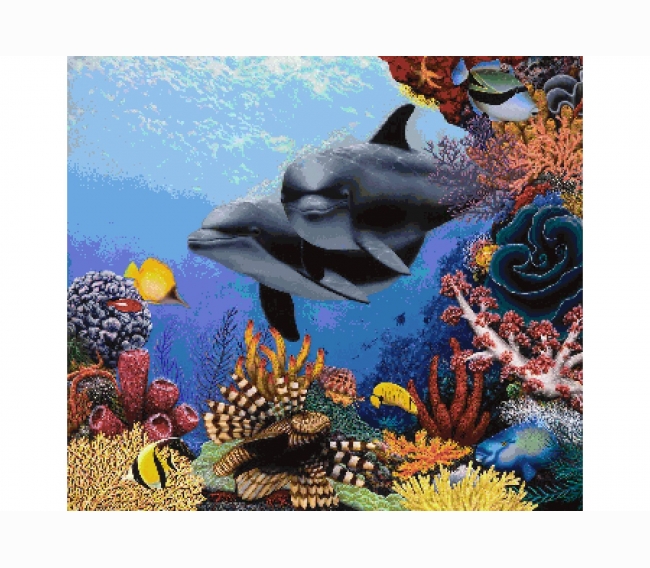 Панно из мозаики Orro Mosaic подводный мир UN-01