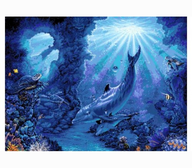 Панно из мозаики Orro Mosaic подводный мир UN-15